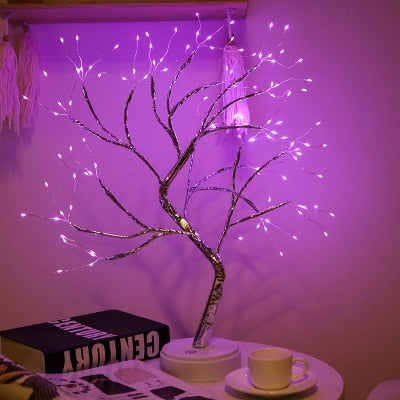 Luminária árvore bonsai de LED (sem fio)