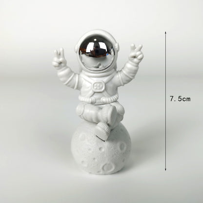 Astronautas e a lua para decoração