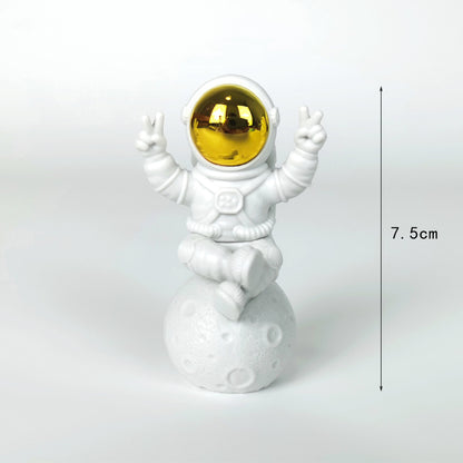 Astronautas e a lua para decoração